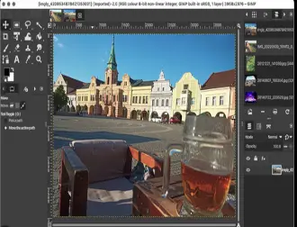 Interface GIMP 1